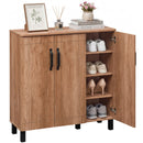 5-Tier Shoe Storage Cabinet Freestanding Shoe Rack Organizer-Oak