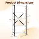 5-Tier Bookshelf with Heavy-Duty Metal Frame