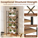 5-Tier Bookshelf with Heavy-Duty Metal Frame