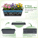 5-Tier Vertical Raised Garden Bed with Drainage System and Removable Trays for Vegetables