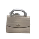 Kate Spade Darcy Croco Embossed Leather Top Handle Satchel, Beige