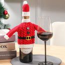 Christmas Knitted Wine Bottle Cover Decoration
