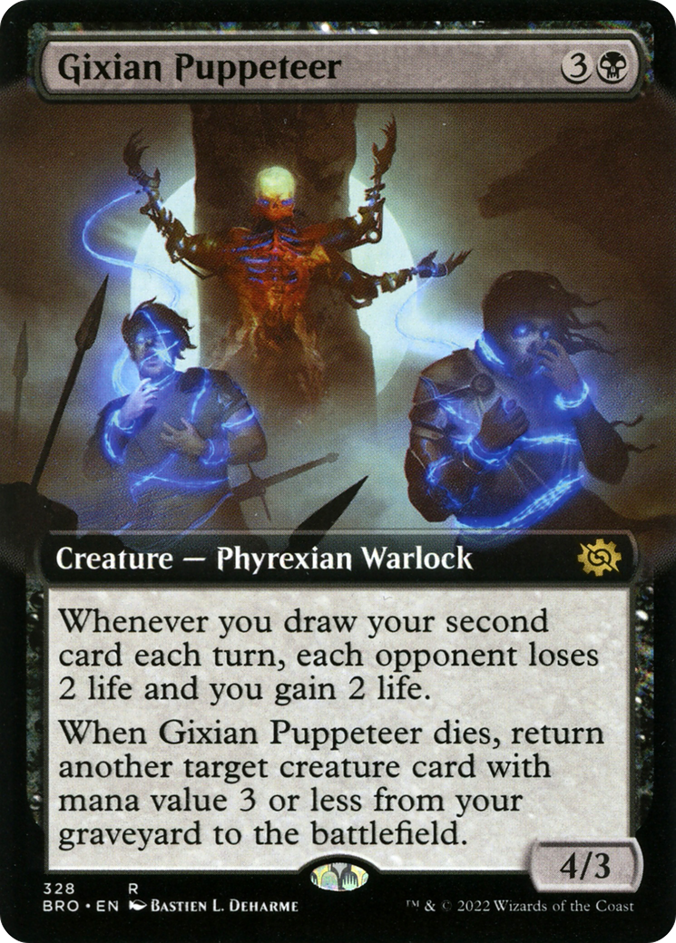 Gixian Puppeteer (BRO-328) - The Brothers' War: (Extended Art)