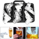 3D Skull Silicone Mold for Ice, Soap, and Chocolate