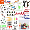 GBruno 101Pcs Fishing Lures Kit