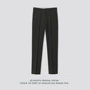 Mens Straight-leg Casual Pants Slim-fit Mature Style