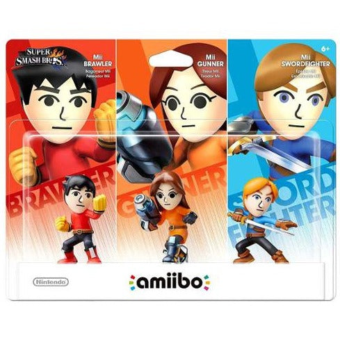 Mii Fighter Amiibo 3 Pack: Super Smash Bros. Series (Nintendo Switch)