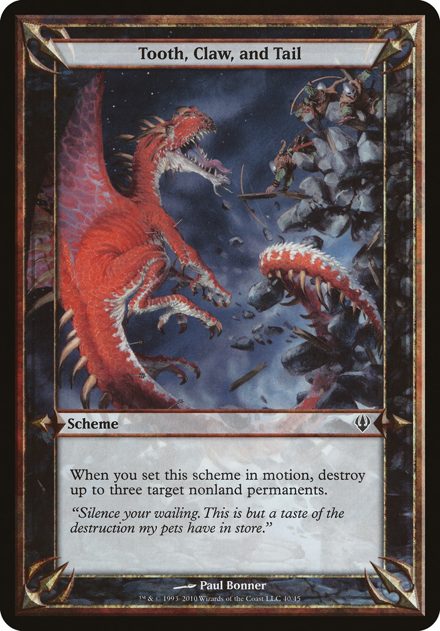 Tooth, Claw, and Tail (OVER-40★) - Archenemy Schemes