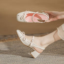 Womens Versatile Sexy Block-heel Pumps