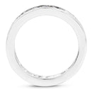 2.00 Carat Genuine Blue Sapphire .925 Sterling Silver Ring