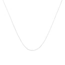 Solid 10K Yellow Gold 0.5mm Slim and Dainty Unisex 18" Rope Chain Necklace