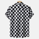 New Hawaiian 3D Printed Short Sleeve Shirt Men's Top