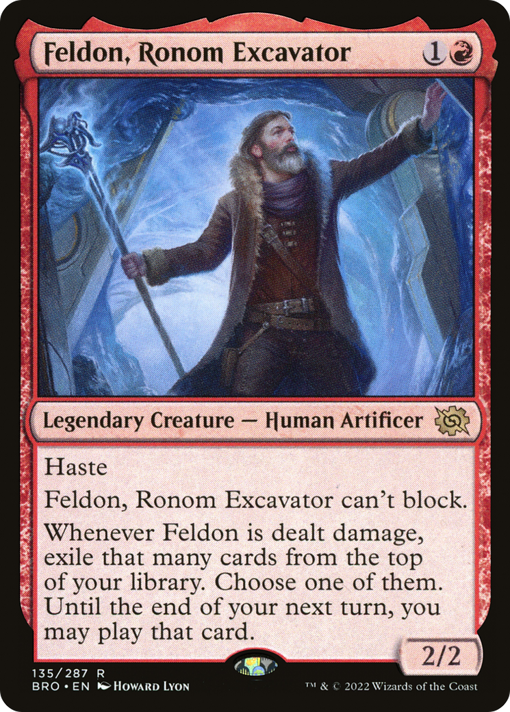 Feldon, Ronom Excavator (BRO-135) - The Brothers' War Foil