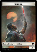 Copy (54) // Soldier Double-Sided Token [Commander Masters Tokens]