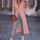 Women's Long Slim Fit Elegant Cardigan