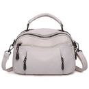Multi-layered PU Handbag Tote And Crossbody Small Square Bag