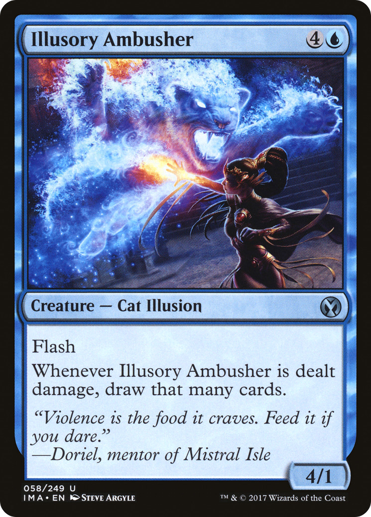 Illusory Ambusher (IMA-058) - Iconic Masters Foil