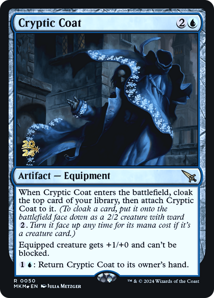 Cryptic Coat (PRE-050) - Murders at Karlov Manor Promos Foil