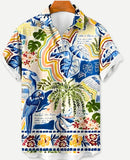 Men's 3D Printed Hawaiian Shirt Summer Vacation