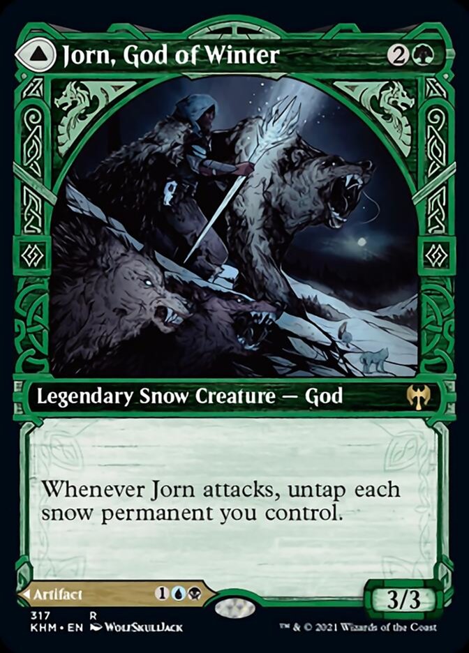 Jorn, God of Winter // Kaldring, the Rimestaff (KHM-317) - Kaldheim: (Showcase)