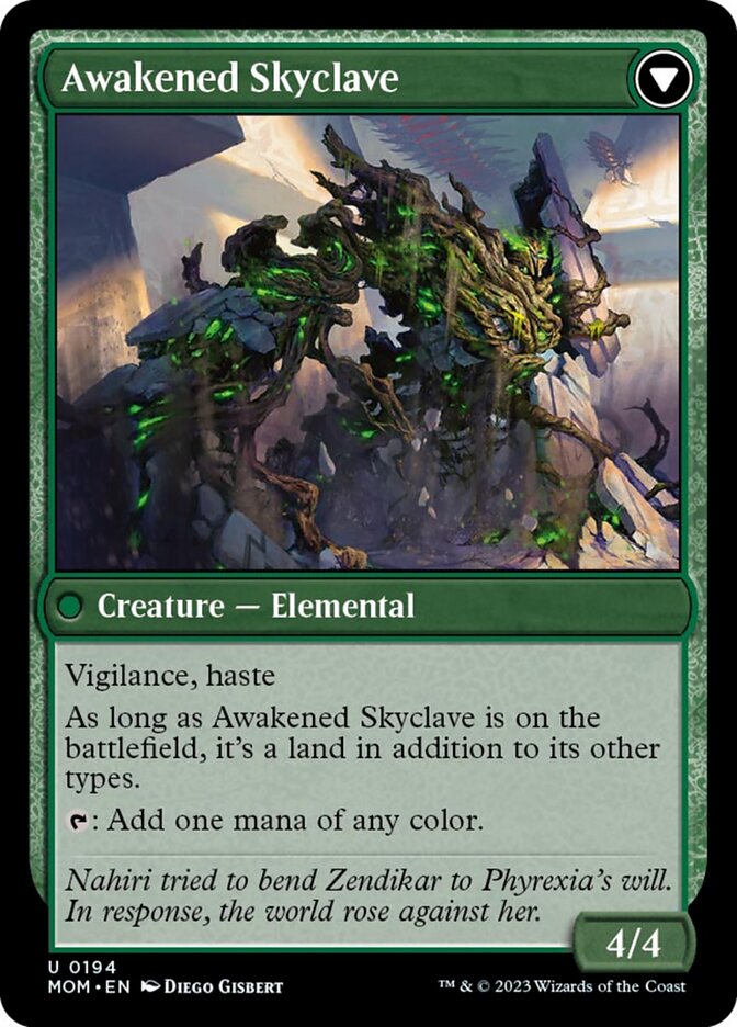 Invasion of Zendikar // Awakened Skyclave (MOM-194) - March of the Machine Foil