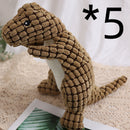 Dog Bite Resistant Plush Sounding Toy Dinosaur