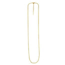 Endless Adjustable Cable Chain in 14k Yellow Gold (1.70 mm)