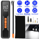150PSI Portable Tire Inflator Cordless Digital Air Compressor Compact Air Pump with 5 Inflation Modes 3 Light Modes Emergency Power Bank
