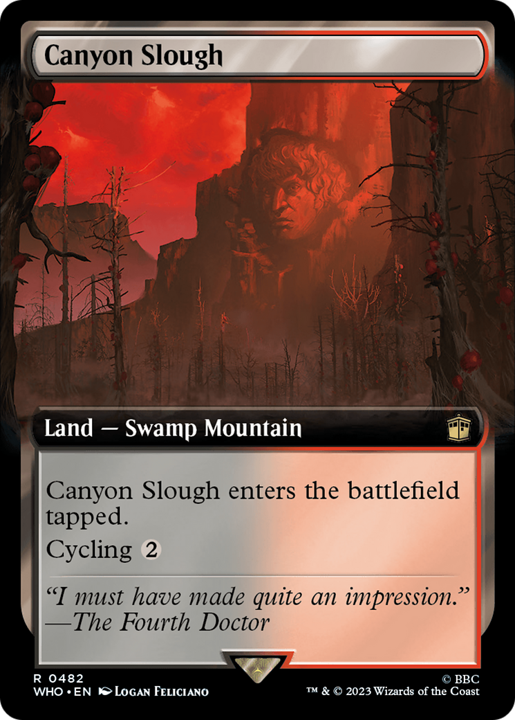 Canyon Slough (WHO-482) - Doctor Who: (Extended Art) Foil
