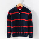 Men's Cotton Wool Turtleneck Half Zipper Sweater