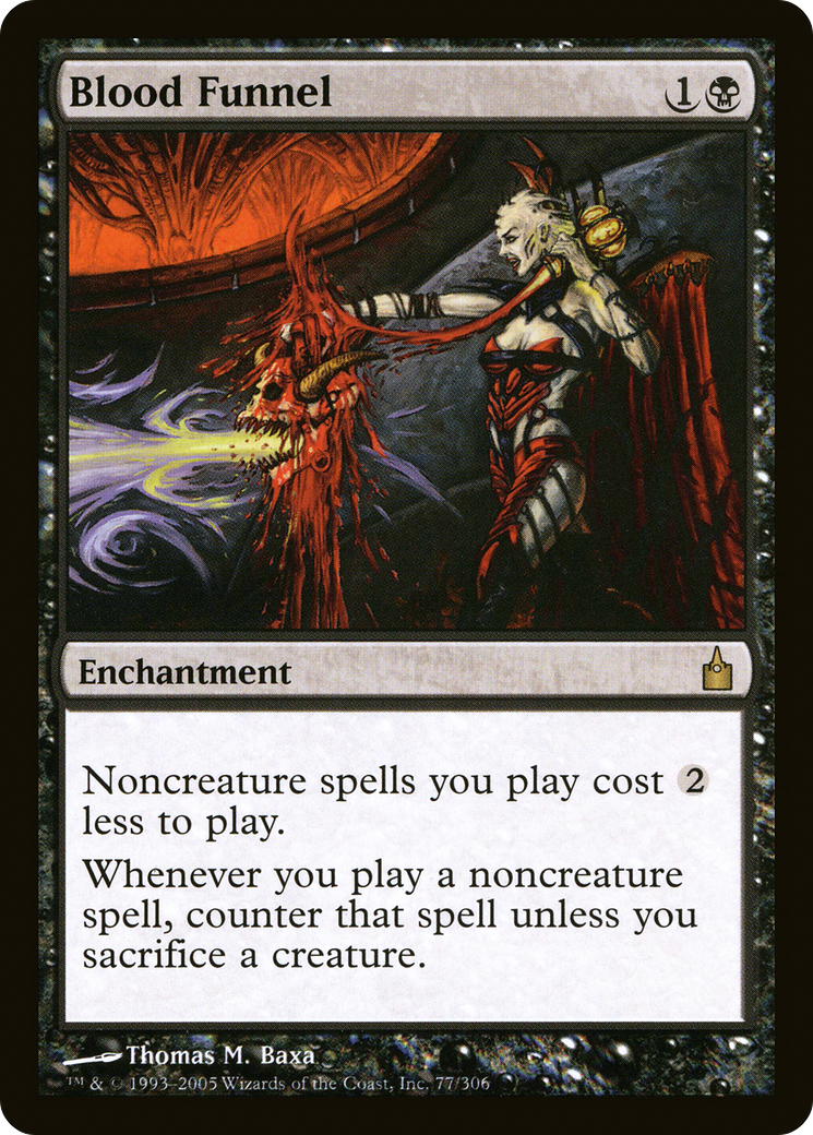 Blood Funnel (RAV-077) - Ravnica: City of Guilds Foil