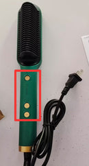 2 In 1 Hair Straightener Hot Comb Curling Brush