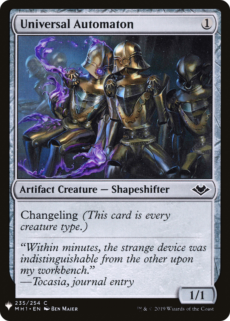 Universal Automaton (LIST-MH1-235) - The List