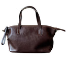 Cowhide Tree-bark Textured Wrinkled Single-shoulder Crossbody Bag