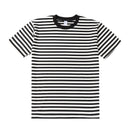 Striped Short Sleeve Men's Versatile Loose T-shirt