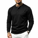 Simple Casual Retro Heavyweight Versatile Long-sleeve Top