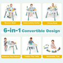 6-in-1 Baby Activity Center Infant Jumper Toddler Table
