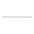 14k White Gold 2 1/4 Cttw Champagne Diamond Bar Link 7" Bracelet (Champagne Color, I1-I2 Clarity)