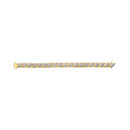 10K Yellow Gold 2.0 Cttw Diamond S-Link Twist Design Link Bracelet