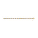 10k Yellow Gold Plated .925 Sterling Silver 2.00 Cttw Round-Cut Diamond Link 7" Bracelet (H-I Color, I2-I3 Clarity)