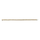 14K Yellow Gold 8.00 Cttw Half Bezel Set Diamond Tennis Bracelet (H-I Color, SI2-I1 Clarity) - 7" Inches