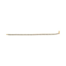 10K Yellow Gold 1.0 Cttw Round Diamond Pave Link Bracelet