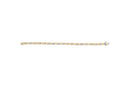10K White Gold 1.00 Cttw Diamond Floral Cluster and X-Link 7.25" Bracelet (I-J Color, I1-I2 Clarity)