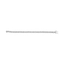 14K White Gold 2.00 Cttw Diamond Halo Link Tennis Bracelet (H-I Color, I1-I2 Clarity) - 7" Inches