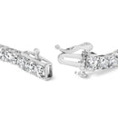10K White Gold 5.00 Cttw Natural Diamond Tennis Bracelet