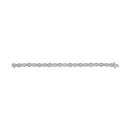 10K White Gold 2.0 Cttw Diamond Milgrain Cluster Link Bracelet