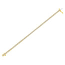 14K Yellow Gold Plated .925 Sterling Silver 3.0 Cttw Miracle-Set Diamond Tennis Bracelet (L-M Color, I2-I3 Clarity) - 7.25"