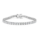 14K White Gold 2.00 Cttw Prong Set Lab Grown Round Diamond Classic Tennis Bracelet (F-G Color, VS2-SI1 Clarity) - 7.25"