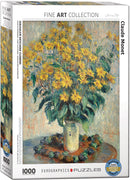 Puzzle: Fine Art Masterpieces - Jerusalem Artichoke Flowers by Claude Monet