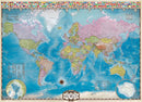 Puzzle: Maps & Flags - Map of the World